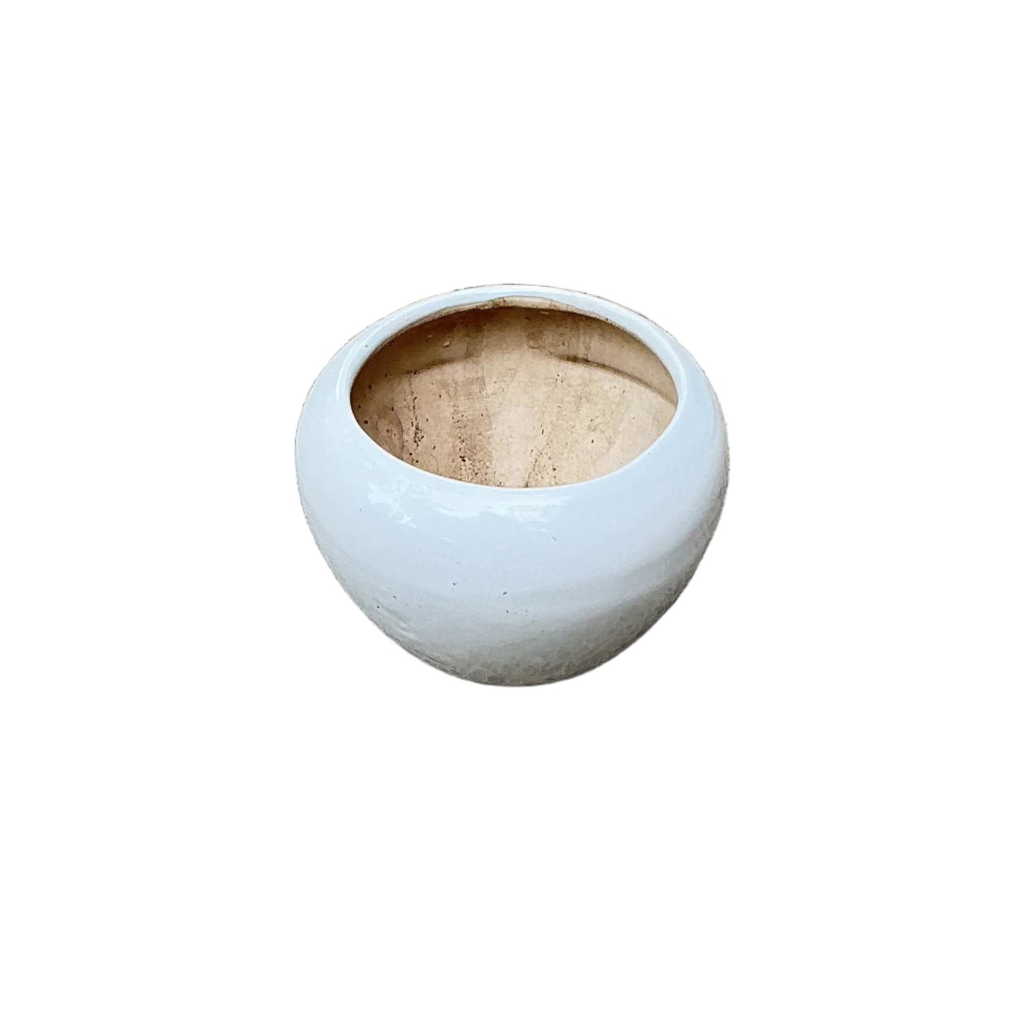 5 Inch apple leaf ceramic pot
