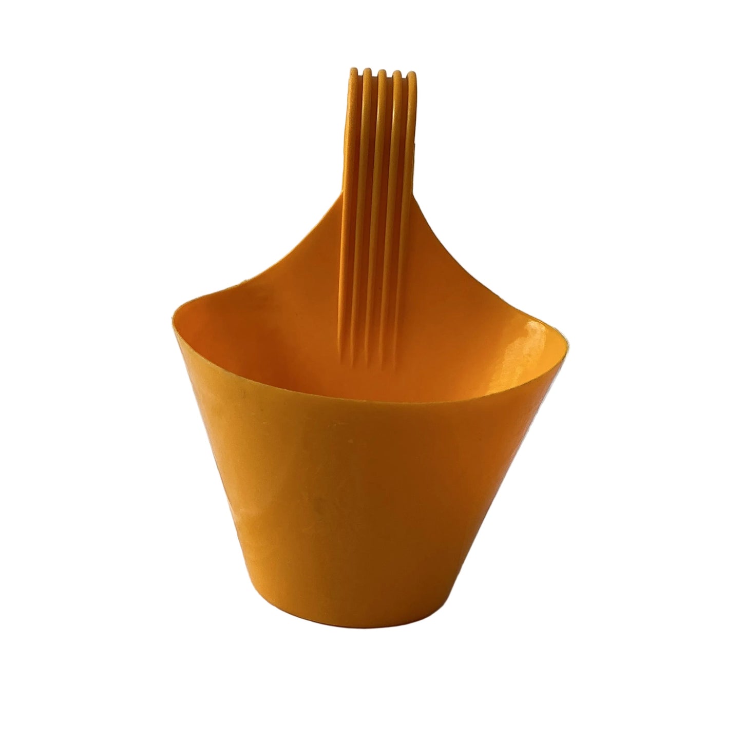 Set Of-4 Single Hook Hanging Pot In 8 Inch Any Colour.
