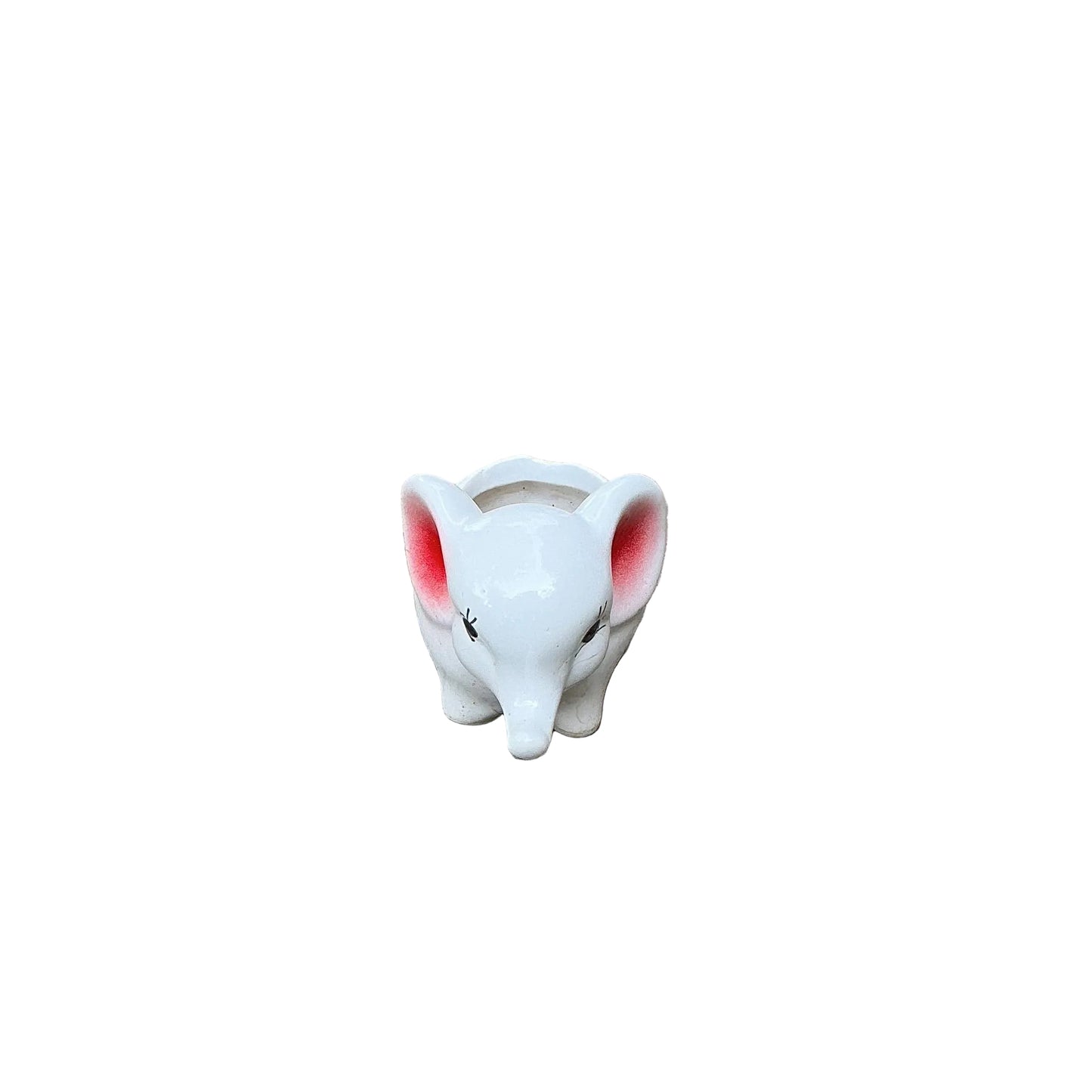 Elephant Ceramic Pot In 4 Inch