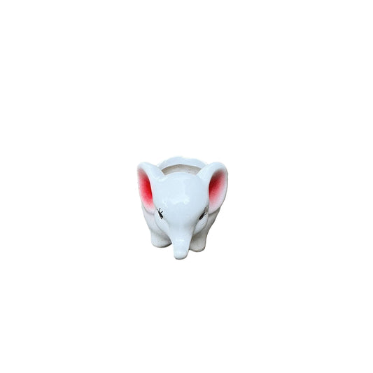 Elephant Ceramic Pot In 4 Inch