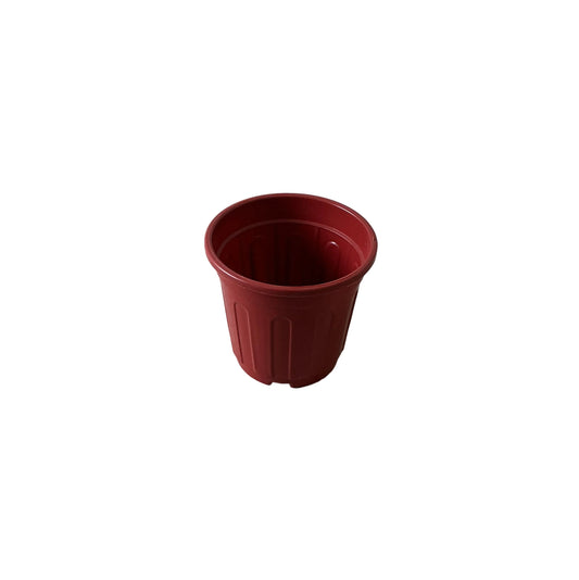 Set Of-10 6 Inch Red Nursery Pot