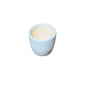 6 Inch White Round Ceramic Pot