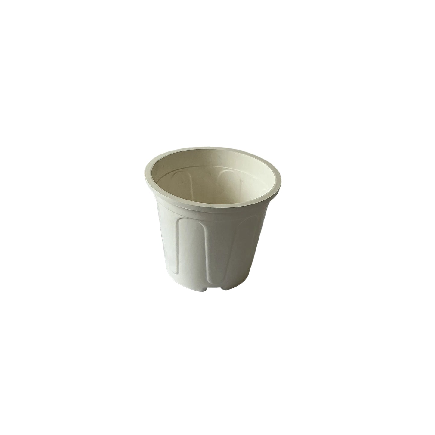 8 Inch White Nursery Pot