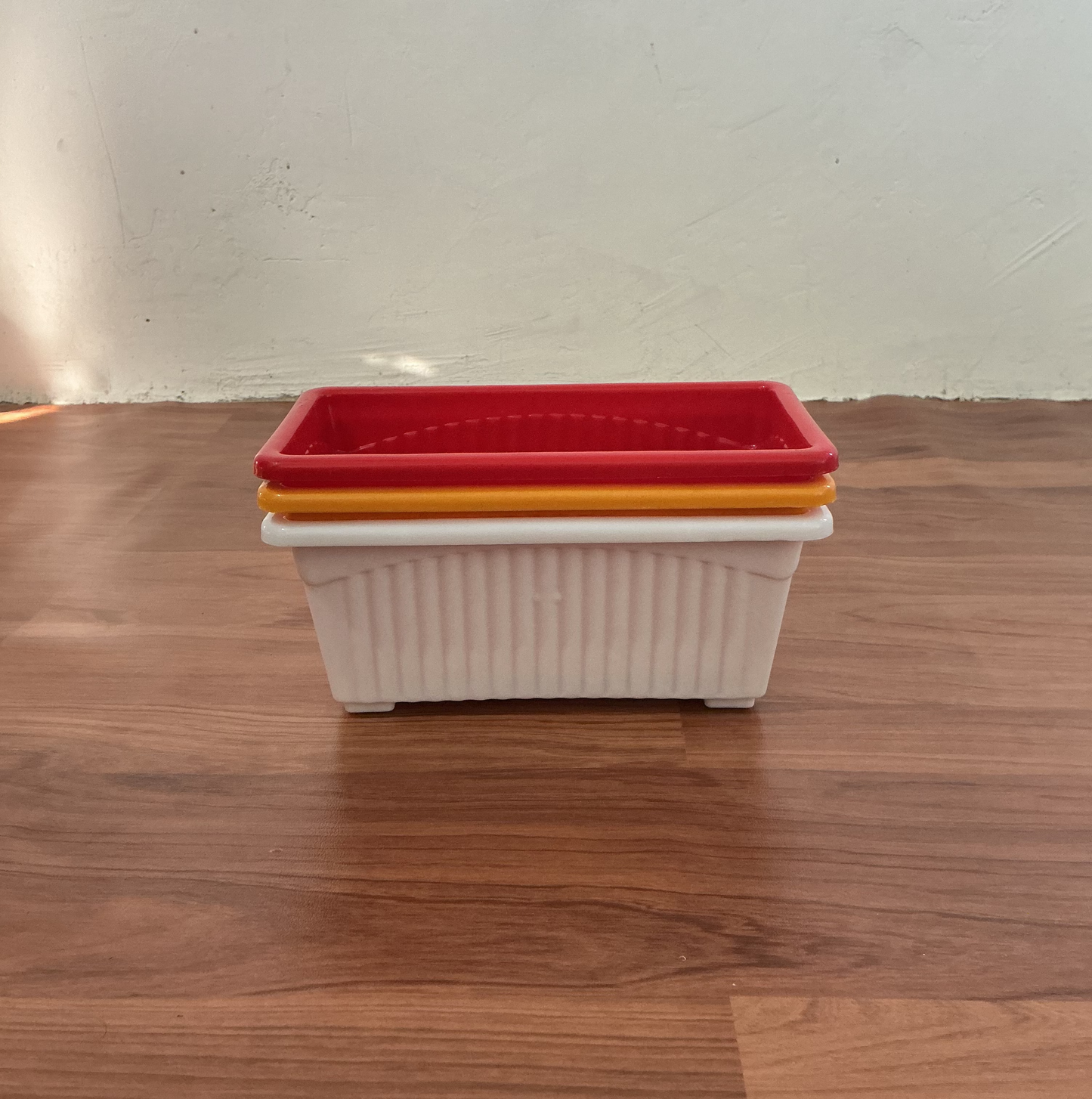 Set of -3, 14 Inch Premium Jupiter Rectangular Window Planter.