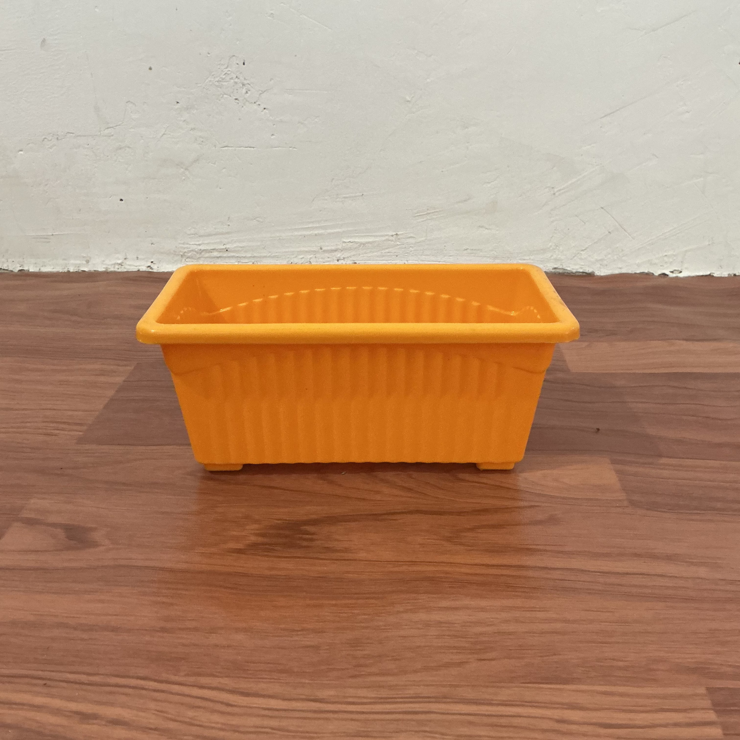 14 Inch Yellow and White Premium Jupiter Rectangular Window Planter.